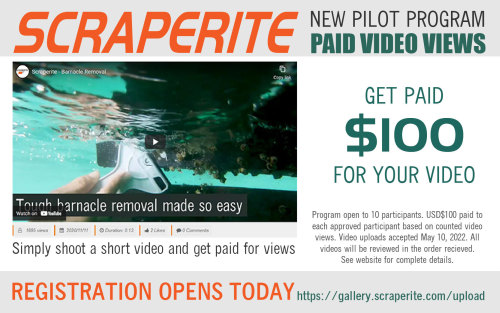 Scraperite new pilot program paid video views